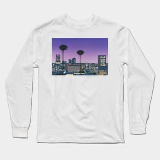 hiroshi nagai - Hiroshi Nagai City Pop Long Sleeve T-Shirt